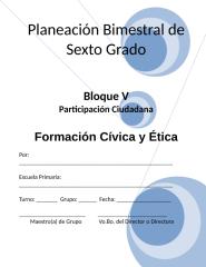 6to Grado - Bloque 5 - Cívica y ética.doc