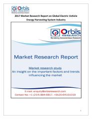 2017 Market Research Report on Global Electric Vehicle Energy Harvesting System Industry.pdf