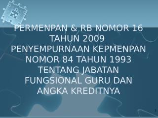 paparan permenegPAN dan RB Lombok 170314.ppt