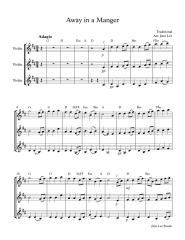 away in a manger 3 violins.pdf