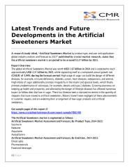 Latest Trends and Future Developments in the Artificial Sweeteners Market.pdf